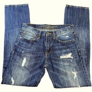 American Eagle Outfitters Slim Straight Distressed Y2K Jeans 28x32 Mens